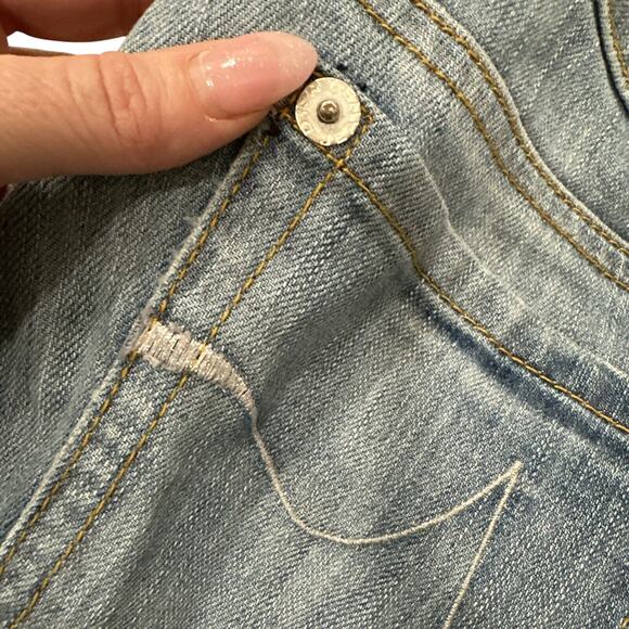 Vintage DKNY Jeans Womens Low Rise Bootcut Pants Size 3 Y2k Med Wash 90s Grunge - Picture 6 of 9